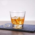 Anubhav Janni Golden Spiral Whisky Glass 290ml Mountain Fuji Crystal Whiskey Classic Elegance Unique Tumblers Scotch Bourbon Liquor Coffee Cocktail Drinks Premium Drinking Glasses (Set Of 6 Pcs) - Image 2
