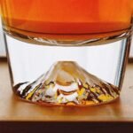 Anubhav Janni Golden Spiral Whisky Glass 290ml Mountain Fuji Crystal Whiskey Classic Elegance Unique Tumblers Scotch Bourbon Liquor Coffee Cocktail Drinks Premium Drinking Glasses (Set Of 6 Pcs) - Image 4
