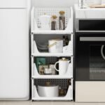 Anubhav Janni 3 Layer Foldable Sliding Drawer Organizer Wardrobe Storage Box Clothes Shelf Basket Containers Bins Cubes Kitchen Office Bedroom Bathrooms Closet Home Cupboard (Pack Of 1 Pcs) - Image 7