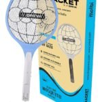 Anubhav Janni Electric Insect Killer Racket Indoor Outdoor Mosquito Replacement Warranty Certified Rechargeable Bat For Home Office Battery Shock Proof Fly Swatter (Pack Of 1 Pcs)