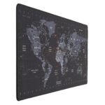 Anubhav Janni World Map Keyboard Mat Desk Mat Pad Non Slip Water Resistant Rubber Base Mouse Pad For Office Home Anti Slip Extended Gaming Stitched Laptop And Computer (Pack Of 1 Pcs)