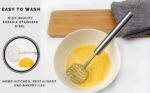 Anubhav Janni Ss Spring Egg Beater SS Kitchen Baking Lassi Butter Milk Frother Cream Madhani Coffee Cake Mixing Restaurant Handheld Steel Wire Whisk Hand Mixer Eggbeater Whisking (Pack Of 1 Pcs) - Image 7