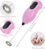 Anubhav Janni New Coffee Bitter Mini Electric Portable Drink Frother Mixing Juicer Handle Milk Cream Juice Egg Hand Mixer Grinder Blender Whisk Kitchen Cooking Tools Handheld (Pack Of 1 Pcs) - Image 5