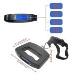 Anubhav Janni Electronic Luggage Scale Digital Weighing Travel Bag Weight Checker Hanging Belt Machine Suitcases Scales Travel Hook Outdoor Home  Handheld Suitcase Fish Weighing (Pack Of 1 Pcs) - Image 3