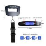 Anubhav Janni Electronic Luggage Scale Digital Weighing Travel Bag Weight Checker Hanging Belt Machine Suitcases Scales Travel Hook Outdoor Home  Handheld Suitcase Fish Weighing (Pack Of 1 Pcs) - Image 4