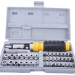 Anubhav Janni 41 Pis Screvdriver Set  Bit Socket Tool Kit Screwdriver And Multipurpose For Home Professional Automobile Motorcycle Box kit Foldable (Pack Of 1 Pcs)
