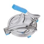 Anubhav Janni Stainless Steel Puri Press Maker Machine With Fitted Handle For Puri Khakhra Steel Puri Maker Press Machine Purii Machine Home Papad Khakhra (Pack Of 1 Pcs)