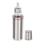 Anubhav Janni Indian Oil Pot Dispenser Bottle 1000 Ml Steel Stainless Container For Kitchen Pourer With Nozzle Long Size Bottle Dispenser Dropper Container Steel Jar  (Pack Of 1 Pcs)