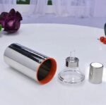 Anubhav Janni Indian Oil Pot Dispenser Bottle 1000 Ml Steel Stainless Container For Kitchen Pourer With Nozzle Long Size Bottle Dispenser Dropper Container Steel Jar  (Pack Of 1 Pcs) - Image 2