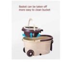 Anubhav Janni Magic Mop Enterprises Elegant Big Wheels Floor Cleaning Stick With Bucket Home Office Plastic Spin And Easy Set With For Best Degree Refill Head Elite Bigger (Pack Of 1 Pcs) - Image 5