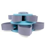 Anubhav Janni Double Layer Candy Box 10 Grid Snack Storage Flower Shape Rotating With Mobile Stand Dry Fruit Candy Chocolate Snacksbox For Home Kitchen (Pack Of 1 Pcs) - Image 4