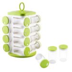 Anubhav Janni 12 In 1 Rotating Spice Rack Quality Shoppe Jar Set Masala Set Condiment Set Container Box Kitchen Revolving Multipurpose Set Colorful Jars  Condiment Containers (Pack Of 1 Pcs)