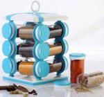 Anubhav Janni 12 In 1 Rotating Spice Rack Quality Shoppe Jar Set Masala Set Condiment Set Container Box Kitchen Revolving Multipurpose Set Colorful Jars  Condiment Containers (Pack Of 1 Pcs) - Image 2