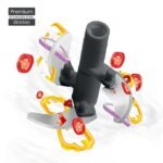 Anubhav Janni Micro Chopper Manual Vegetable With 3 Blades Hand Pull Food Processor Home And Kitchen Items Handy Dori Plastic Fruit Quick Vegetables Fruits Your Cutter Onion (Pack Of 1 Pcs) - Image 6