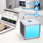 Anubhav Janni Arctic Ac Cooler Mini Arctic Air Cooler Portable For Personal Space Space New USB With Water Tank LED Light Speed AC Fan Desk Office Bedroom (Pack Of 1 Pcs) - Image 4