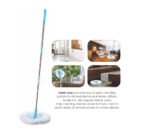 Anubhav Janni Quick Spin Mop Rectangular Plastic Bucket Floor Cleaning Mop With Bucket Easy in Built Wheels Big Pocha For Cleaning Mopping Set Master Steel Rapid (Pack Of 1 Pcs) - Image 4