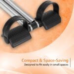 Anubhav Janni Tummy Trimmer Unisex Tummy Waist For Home Gym Multifunctional Lightweight Portable Core Exercises Strength Training Silver Double Spring Men and Women Gym (Pack Of 1 Pcs) - Image 4
