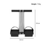 Anubhav Janni Tummy Trimmer Unisex Tummy Waist For Home Gym Multifunctional Lightweight Portable Core Exercises Strength Training Silver Double Spring Men and Women Gym (Pack Of 1 Pcs) - Image 6