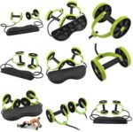 Anubhav Janni Revolex Pull Rope Gym Full Body Workout Exerciser Slimflex Xtreme Fitness Resistance Tube Exercise ABS Revoflex Abdominal Trainers Home Wheel Tool Men Women (Pack Of 1 Pcs) - Image 2