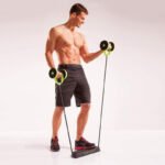 Anubhav Janni Revolex Pull Rope Gym Full Body Workout Exerciser Slimflex Xtreme Fitness Resistance Tube Exercise ABS Revoflex Abdominal Trainers Home Wheel Tool Men Women (Pack Of 1 Pcs) - Image 4