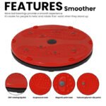 Anubhav Janni Twister Slim N Fit Tummy Abdominal Cum Acupressure Mat ABS Exerciser Body Toner Fat Buster Oblique Workout Perfect Waist Trimmer Home Gym Equipment For Men Women (Pack Of 1 Pcs) - Image 4