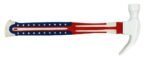 Anubhav Janni Hammer Medium Size (380gm) American Flag Design Hand Tool kit Screwdriver Hammer Measuring Tape And Cutter Home Anti Slip Handle Durable Build Repair Industrial Use (Pack Of 1 Pcs) - Image 4