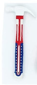 Anubhav Janni Hammer Medium Size (380gm) American Flag Design Hand Tool kit Screwdriver Hammer Measuring Tape And Cutter Home Anti Slip Handle Durable Build Repair Industrial Use (Pack Of 1 Pcs) - Image 5