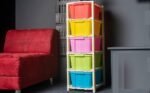 Anubhav Janni 5 Layer Drawer Storage Medium Multi Purpose Modular System Drawers Organizer Box Large Racks Multipurpose Organizers Home Office Hospital Parlor School Doctors (Pack Of 1 Pcs) - Image 2