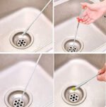 Anubhav Janni Hair Catcher Drain Spring Cleaner 90cm Flexible Stainless Steel Pipe Sink Clog Remover Tool Basin Rod Bathroom Catching Claw Sewer Wire Dredge Cleaning Kitchen (Pack Of 1 Pcs) - Image 6