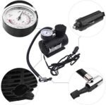 Anubhav Janni Black Air Compressor For Car and Bike Tyre Inflator Pump Plastic PSI Tires Tire Electric Cars With Barometer Micro Mini Portable Cars Motorcycles Inflatable Boats (Pack Of 1 Pcs) - Image 4