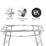 Anubhav Janni Ss Matka Stand Stainless Steel For Kitchen Pot Rack Water Stand Terracotta Dispenser Countertop Utensils Racks Home Kitchen Clay With Stable Legs  Copper Planter (Pack Of 1 Pcs) - Image 4