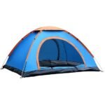 Anubhav Janni 8 Person Tent Waterproof Polyester Camping And Outdoor Picnic Hiking Portable Dome Bag Travel Mesh Ventilation Multicolor Hiking Travelling Superior Air Ventilation (Pack Of 1 Pcs)