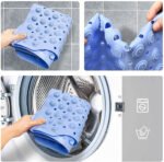 Anubhav Janni Silicone Bathroom Mat Bath Mat Anti Slip Suction Cup Bathtub Shower Bathroom Non Slippery Rubber Silicone Met Cup Drain Hole Antiskid Floormat Toilet Kitchen (Pack Of 1 Pcs) - Image 5