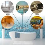 Anubhav Janni Silicone Bathroom Mat Bath Mat Anti Slip Suction Cup Bathtub Shower Bathroom Non Slippery Rubber Silicone Met Cup Drain Hole Antiskid Floormat Toilet Kitchen (Pack Of 1 Pcs) - Image 8