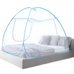 Anubhav Janni Mosquito Net Nylon Premium Folding King Queen Size For Double Bed Foldable Durable Macchardani Tent Corrosion Resistant Feet Home Bedroom Travel (Pack Of 1 Pcs)