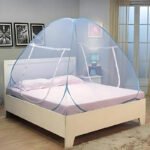 Anubhav Janni Mosquito Net Nylon Premium Folding King Queen Size For Double Bed Foldable Durable Macchardani Tent Corrosion Resistant Feet Home Bedroom Travel (Pack Of 1 Pcs) - Image 2