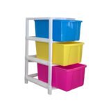 Anubhav Janni 3 Layer Drawer Storage Medium Multi Purpose Modular System Drawers Organizer Box Large Racks Multipurpose Organizers Home Office Hospital Parlor School Doctors (Pack Of 1 Pcs)