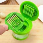 Anubhav Janni Garlic Chopper Kitchen Cutter Crusher Manual Mini Mincer Slicer Compact Hand Press Kitchen Home Cooking Food Prep  Ginger Dry Fruits Presses (Pack Of 1 Pcs) - Image 3