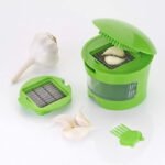 Anubhav Janni Garlic Chopper Kitchen Cutter Crusher Manual Mini Mincer Slicer Compact Hand Press Kitchen Home Cooking Food Prep  Ginger Dry Fruits Presses (Pack Of 1 Pcs) - Image 4