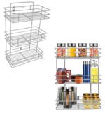 Anubhav Janni Ss 3 Layer Pull Out Bathroom Self With Box Stainless Steel Wall Mount Rack Organizer Bathroom Container Mounted Detergent Shelve Home Kitchen Washroom Balcony (Pack Of 1 Pcs) - Image 2