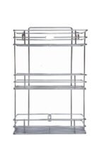 Anubhav Janni Ss 3 Layer Pull Out Bathroom Self With Box Stainless Steel Wall Mount Rack Organizer Bathroom Container Mounted Detergent Shelve Home Kitchen Washroom Balcony (Pack Of 1 Pcs) - Image 3