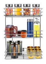 Anubhav Janni Ss 3 Layer Pull Out Bathroom Self With Box Stainless Steel Wall Mount Rack Organizer Bathroom Container Mounted Detergent Shelve Home Kitchen Washroom Balcony (Pack Of 1 Pcs) - Image 4