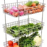 Anubhav Janni Ss 4 Layer Trolly With Weel Stainless Steel Wall Mount Rack Organizer Bathroom Container Mounted Detergent Shelve Home Kitchen Washroom Balcony (Pack Of 1 Pcs)