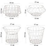 Anubhav Janni Stainless Steel Multipurpose Folding Fruit And Vegetable Basket And Kitchen Dining Table Home Kitchen Dining Or Center Table Tray Kitchen Organizer Shaped Basket (Pack Of 1 Pcs) - Image 4