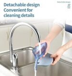 Anubhav Janni Leaf Shop Box Soap Holder For Bathroom Multicolor Shape Self Drain Design Wash Basin Sink Shower Stylish Plastic Accessories Set Home Office Hotel Kitchen Use (Pack Of 1 Pcs) - Image 8