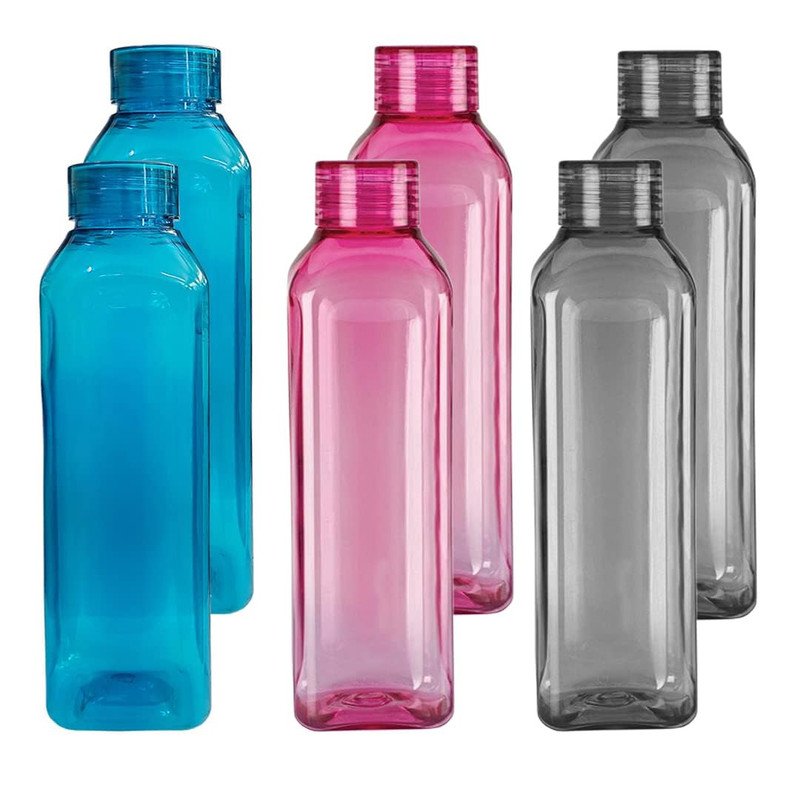 Anubhav Janni Vanies Water Bottle Squre BPA Free Plastic Bottles Unbreakable Leak Proof 100% Food Grade For Kids Collage School Fridge Fridge Home Office Travel Bottles (Pack Of 1 Pcs) Anubhav Janni Vanies Water Bottle Squre BPA Free Plastic Bottles Unbreakable Leak Proof 100% Food Grade For Kids Collage School Fridge Fridge Home Office Travel Bottles (Pack Of 1 Pcs) - Image 1