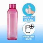 Anubhav Janni Vanies Water Bottle Squre BPA Free Plastic Bottles Unbreakable Leak Proof 100% Food Grade For Kids Collage School Fridge Fridge Home Office Travel Bottles (Pack Of 1 Pcs) - Image 2