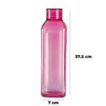 Anubhav Janni Vanies Water Bottle Squre BPA Free Plastic Bottles Unbreakable Leak Proof 100% Food Grade For Kids Collage School Fridge Fridge Home Office Travel Bottles (Pack Of 1 Pcs) - Image 4