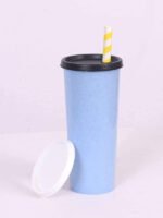 Anubhav Janni Juicer Bottle With Straw Plastic Juice Water Bottle Airtight Sipper For Juices Drinks Milk Shake Coco Fridge Glass With Straw Travel Reusable (Set Of 2 Pcs) - Image 3