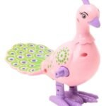 Anubhav Janni Colorful Key Wind Up Toys for Kids Walking Peacock Toyz Jumping Animals Cute Baby 6 to 12 Months Set Fun Interactive Animal Toy Boys Girls Assorted Color Design Cartoon (pack of 1)
